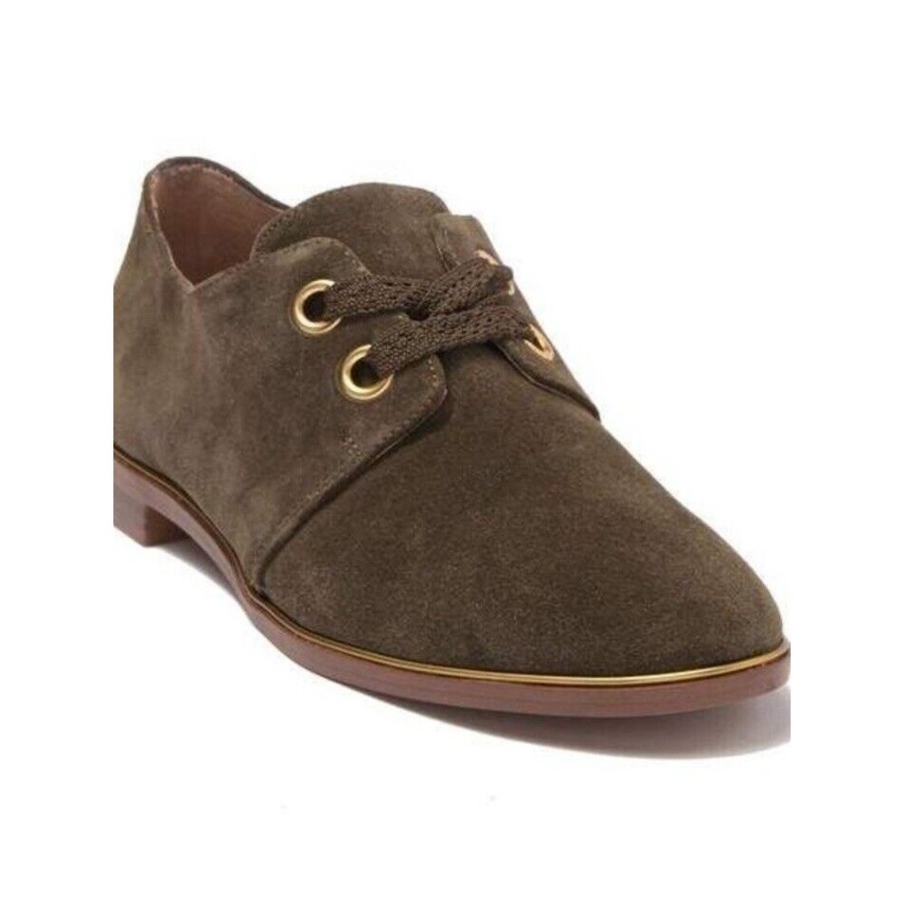 Franco Sarto Olive Green Suede Shoes, 9M